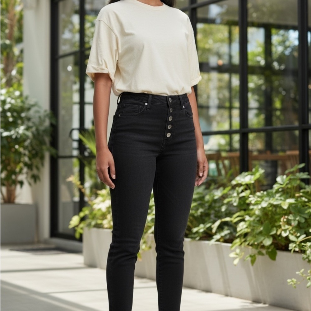 Abercrombie & Fitch Black High-Rise Women Jeans